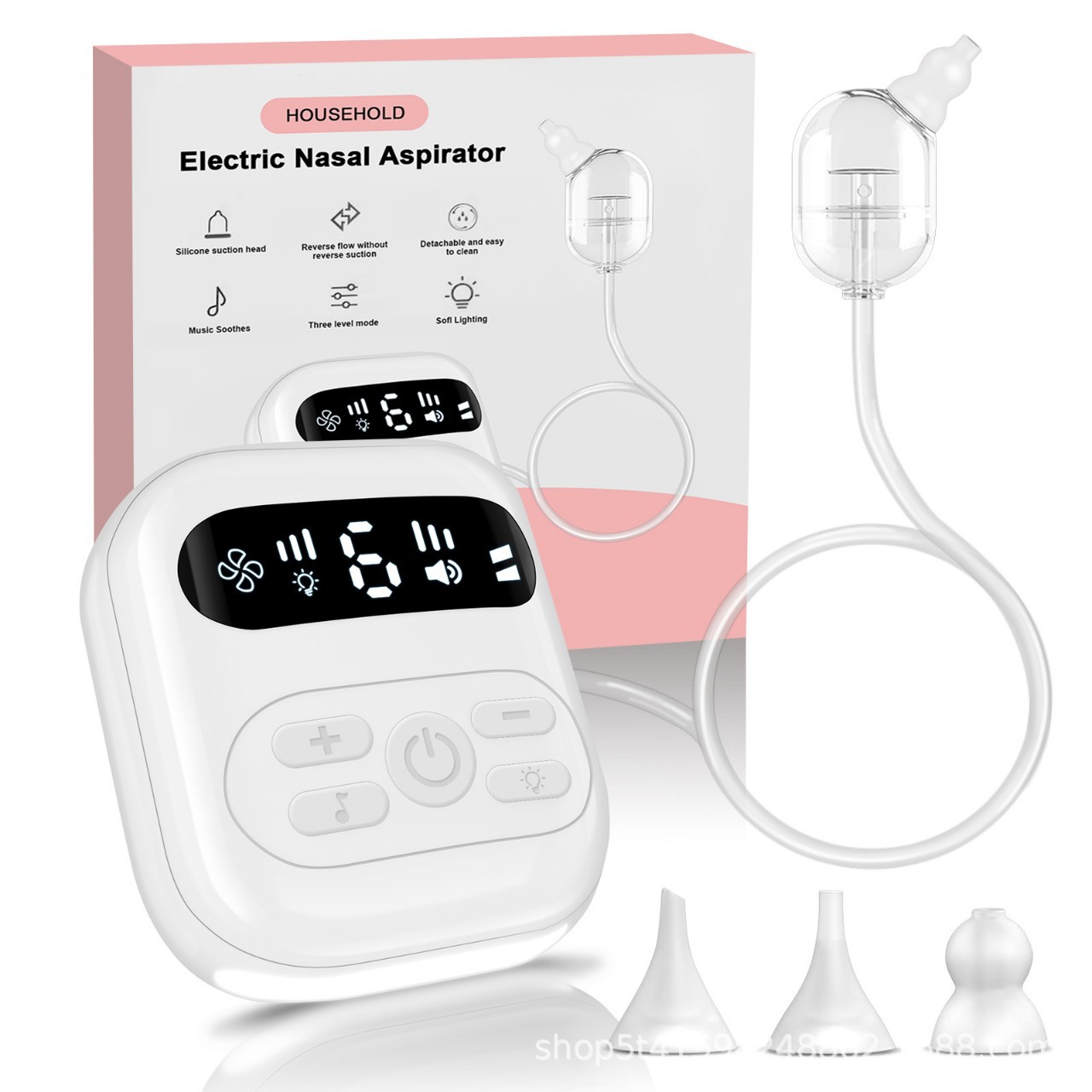 New baby nasal aspirator baby boogers newborn electric nasal aspirator children toddler snot cleaning device