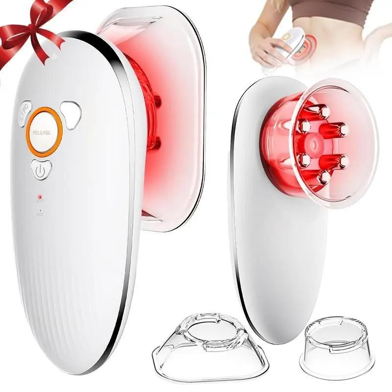 Fat Burning Instrument New Negative Pressure Beauty Instrument Smart Massager Body Shaping Red and Blue Light Abdomen Scraping Body Shaping Instrument