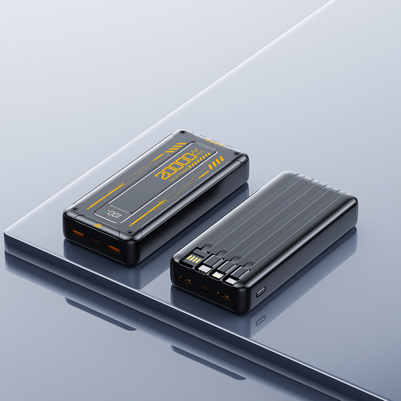 Shared 22.5W New PD Fast Charging 20000mAh Power Bank Cable Mobile Power Supply 10000