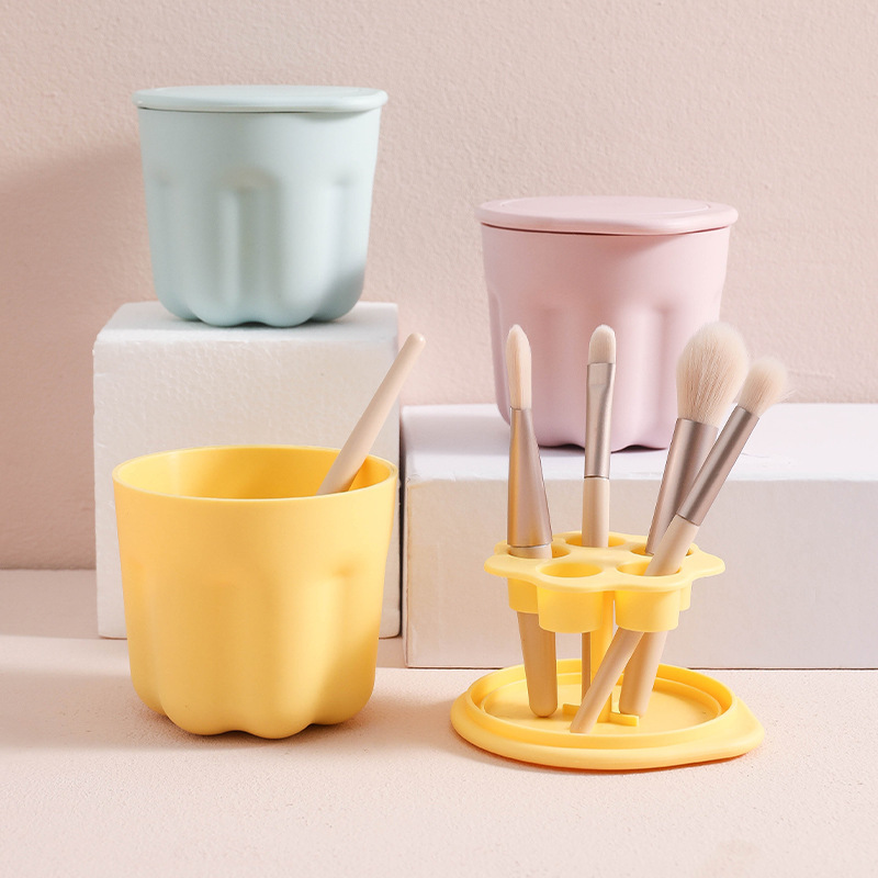 Makeup brush cleaner cleaning cup cleaning pad cleaning brush board beauty tool makeup brush drying rack