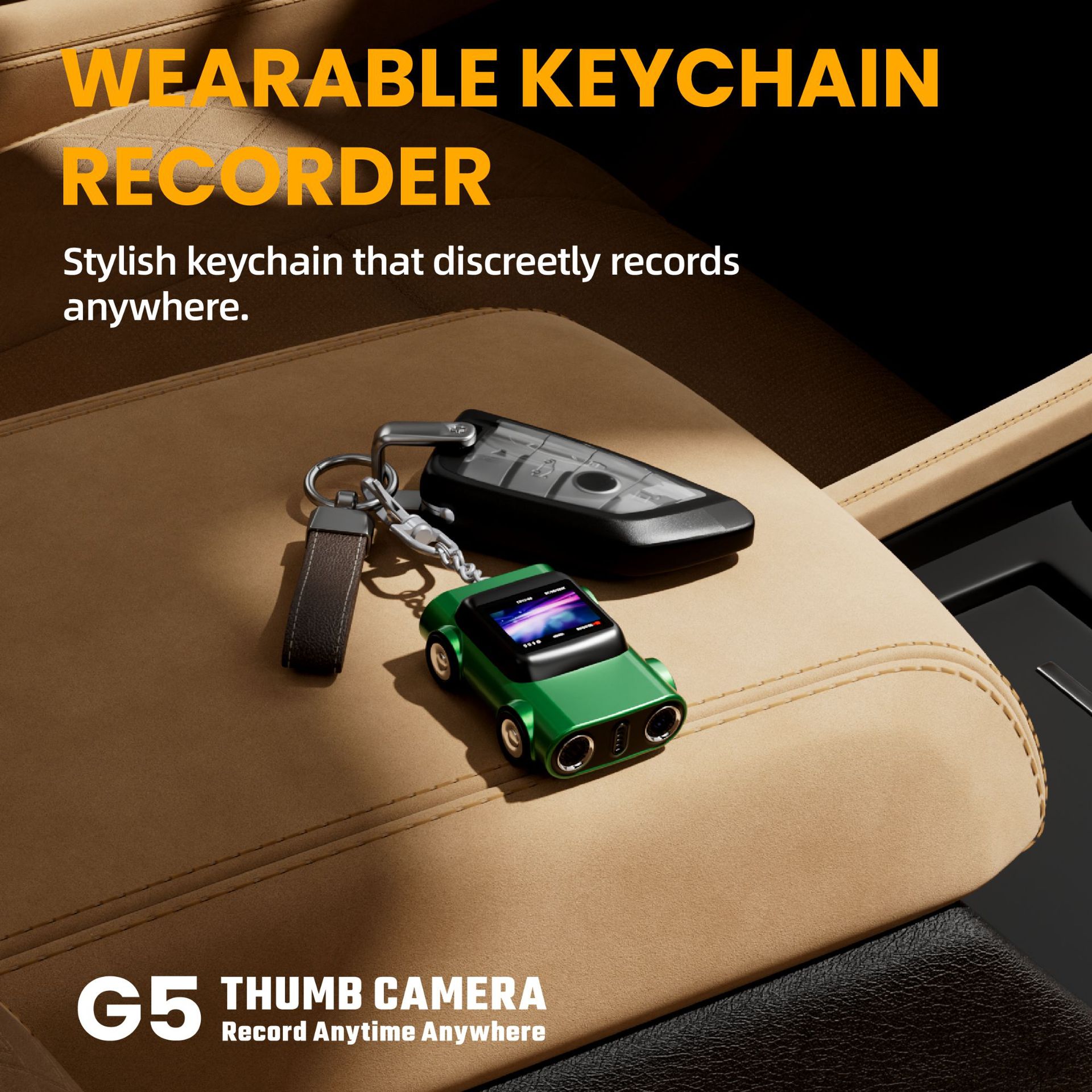 G5 Mini Thumb Camera Backpack Pendant Can Take Photos Student HD With Screen Portable Camera Car Model