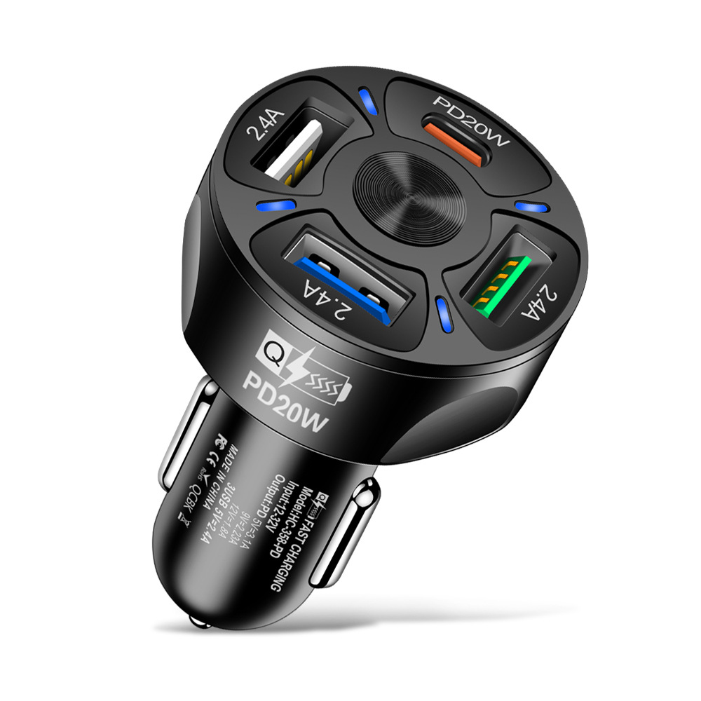 358-3USB+PD · 黑色