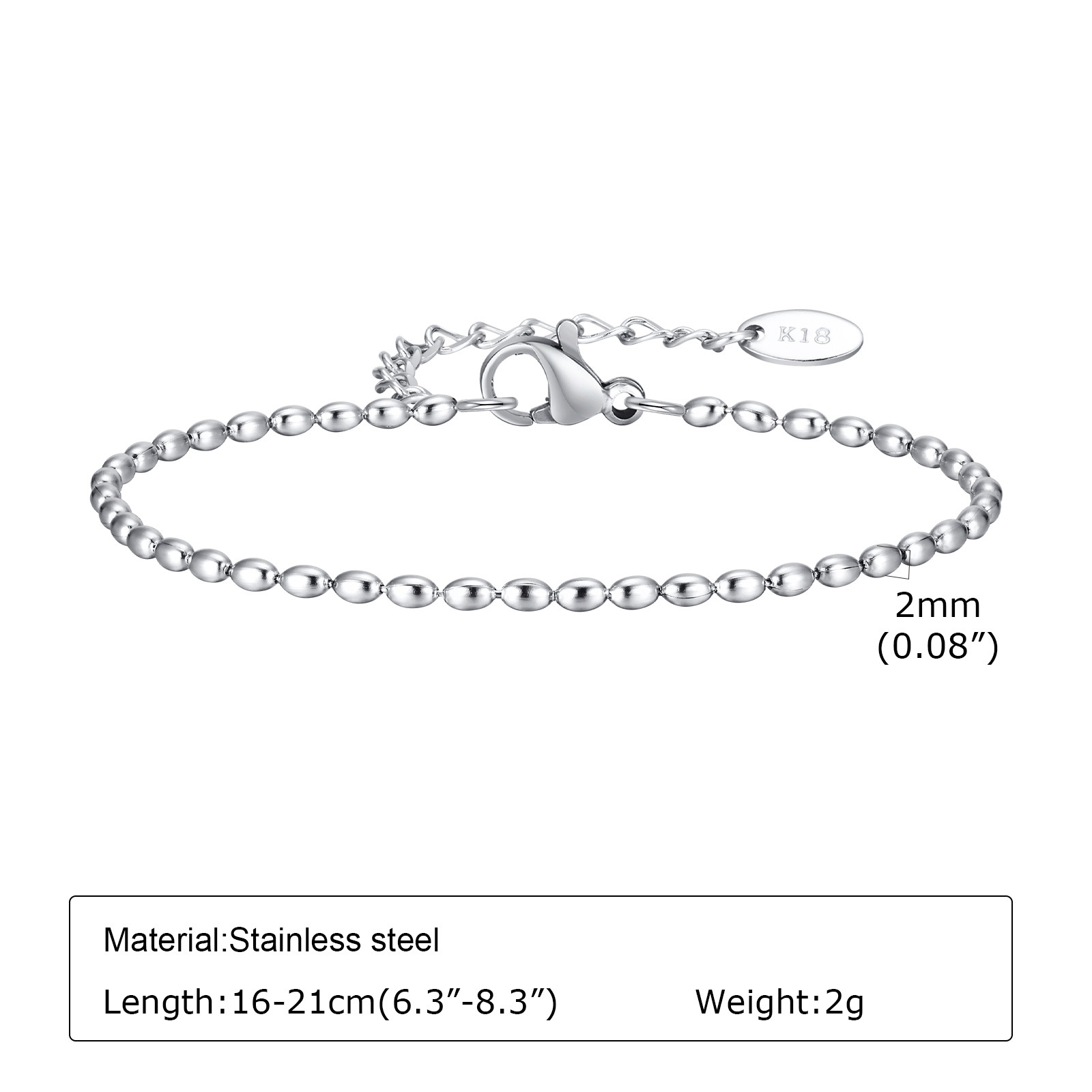 Women's Snake Bone Chain Hemp Rope Chain Simple Hand Jewelry Daily Layered Bracelet Huanmu Accessories