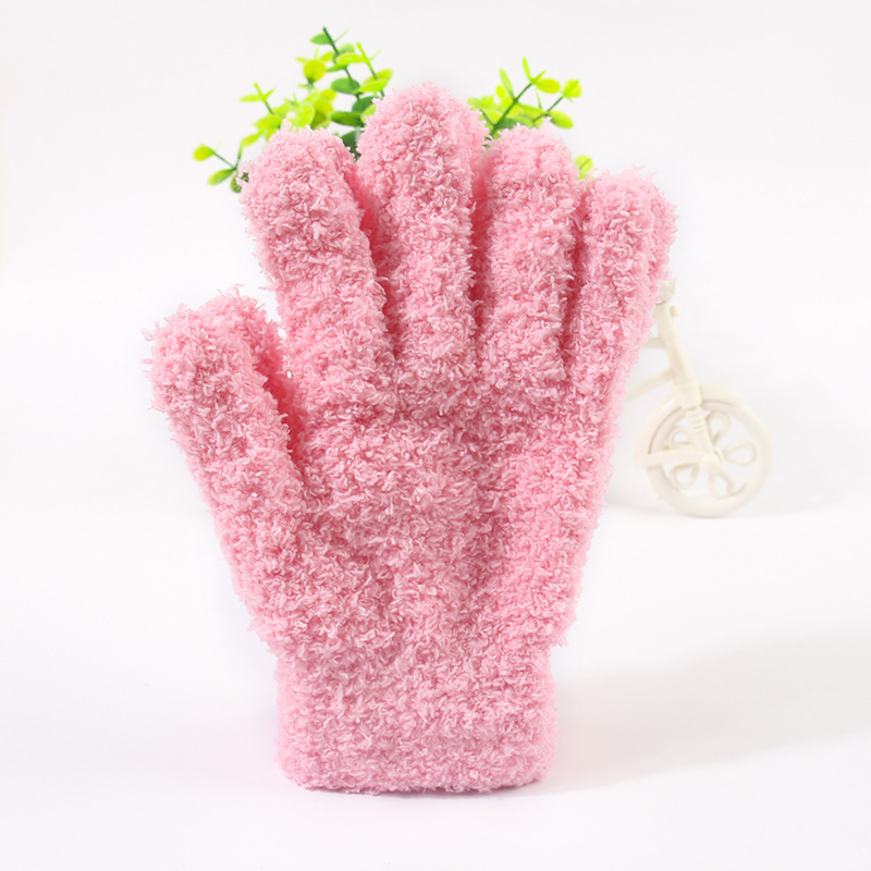 Wenwan Ten-Thousand-Hair Simple Gloves Full Half-Finger Unisex for Walnut Polishing Nano Patina Diamond Polishing Split-Finger