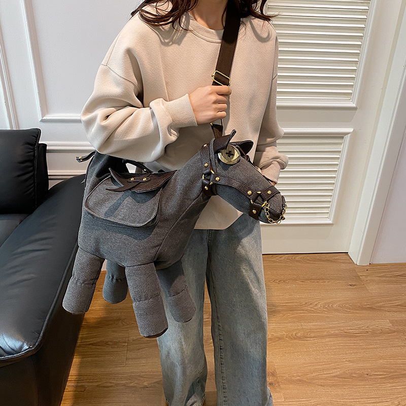 Casual Women's Bag 2025 Large Capacity Canvas Bag Shoulder Crossbody