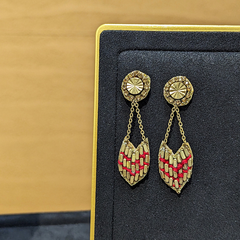 Best Seller! Exaggerated Handmade Beaded Fabric Tassel Vacation Earrings Collection