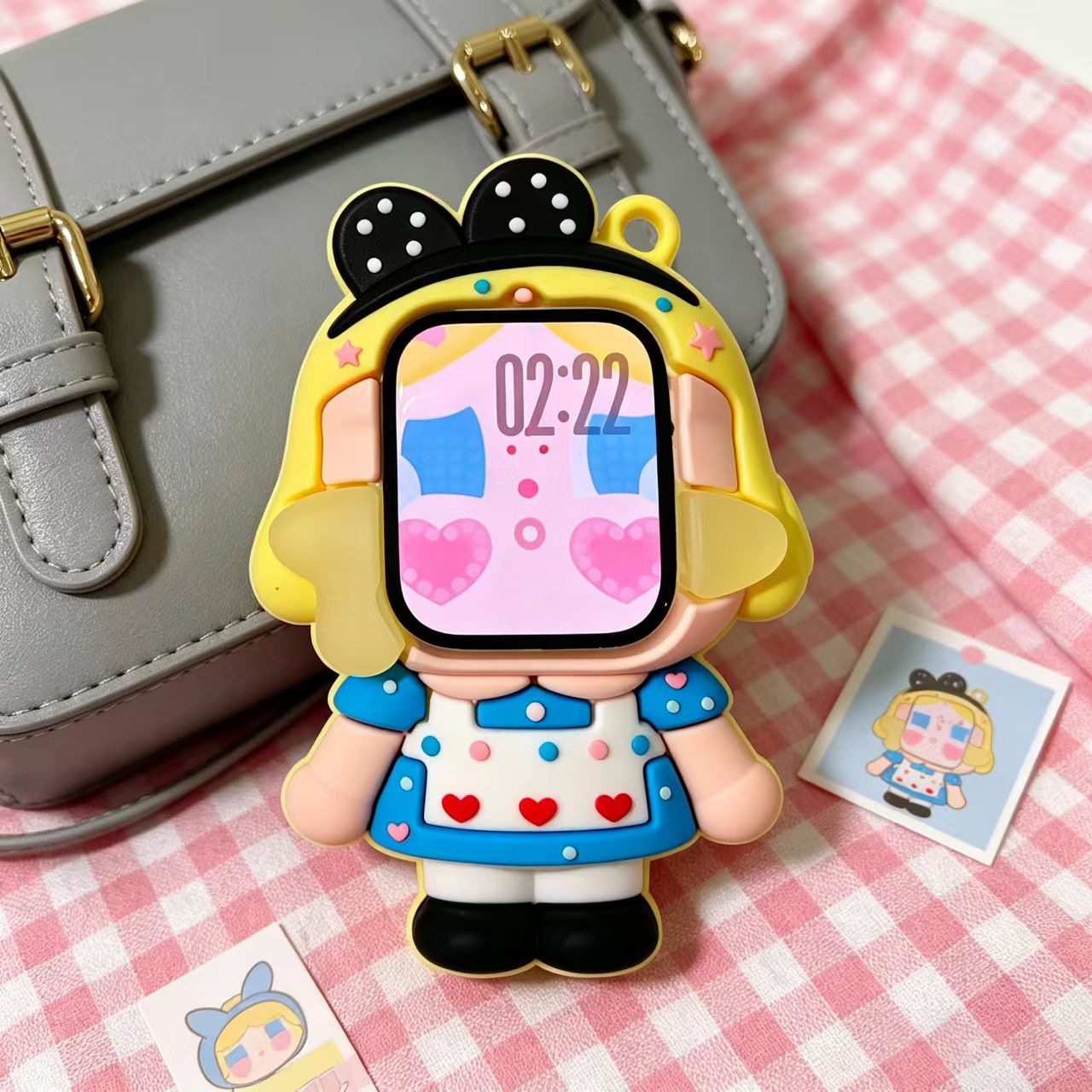 Anime crying doll Apple Apple watch S11/10/9 compatible iWatch Ultra protective case silicone soft