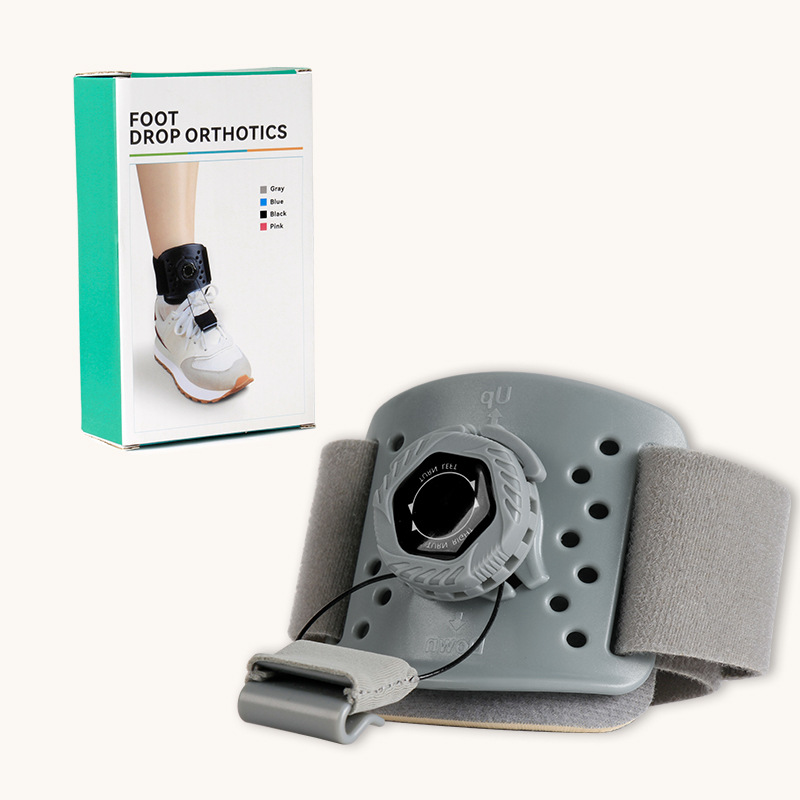 Foot Drop Orthosis Knob Adjustable Wear Shoes Plantar Fasciitis Recovery Fixation Foot Support Foot Inversion Eversion Corrector