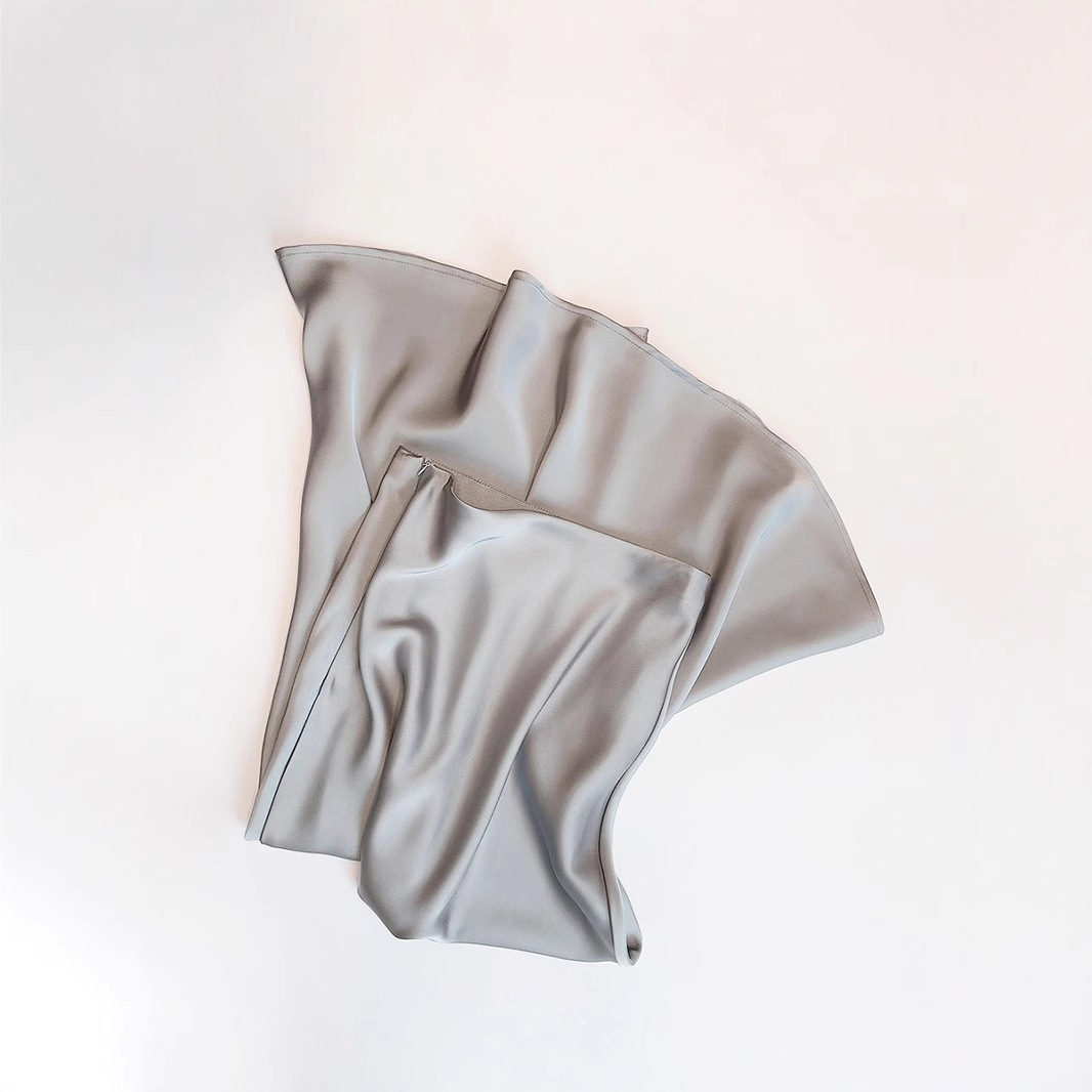Satin bustier skirt for women