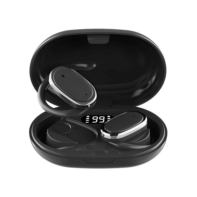 Clip-on Y29 Bluetooth Earbuds High Sound Quality Sports Wireless Earbuds Noise Cancellation Ultra Long Battery Life Digital Display y