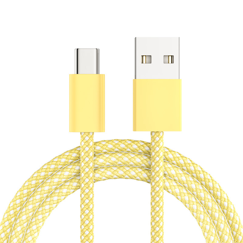 Type-C Data Cable Macaron Color for iPhone 15 16 Samsung Fast Charging USB Charging Cable