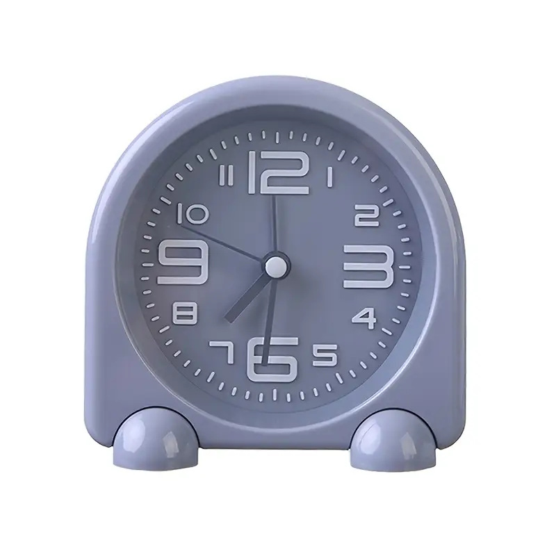 New metal cartoon silent alarm clock large digital eco-friendly cute children student bedroom desktop