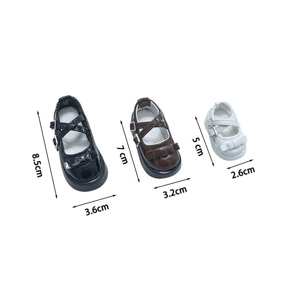 BJD Shoes 6-Point Regular Body Dalili Chubby Body 4-Point Doll Shoes 3-Point Female Doll Thick Sole High Heels