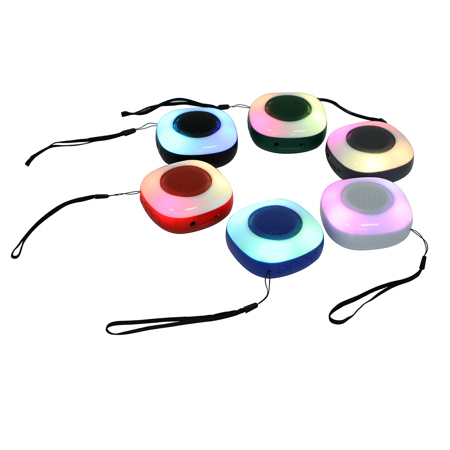 Mall Gift Bluetooth Speaker Outdoor Portable RGB Running Light Audio Home Colorful Light