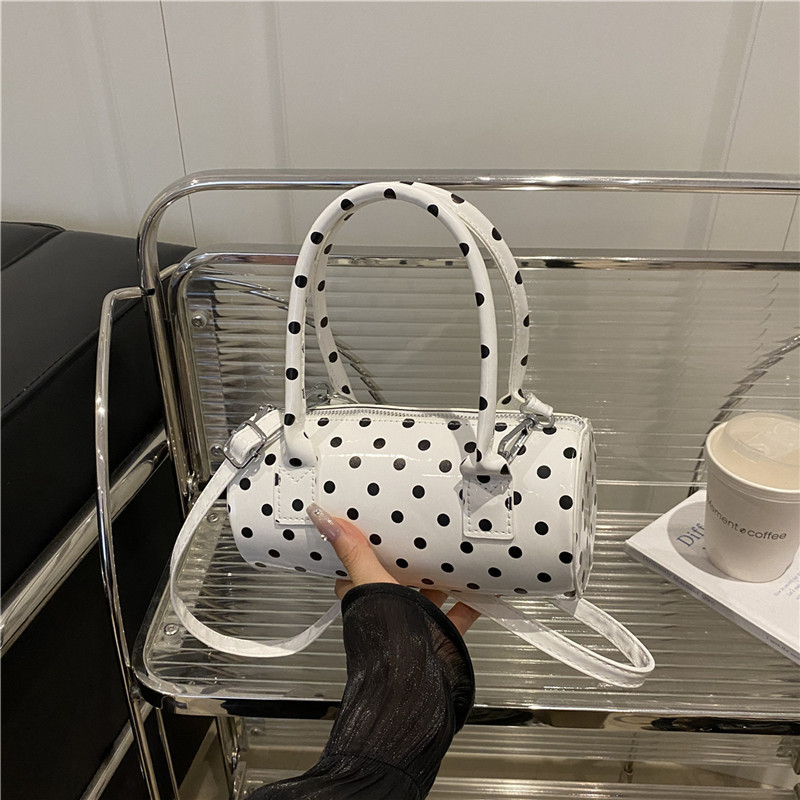2026 New Handbag Cute Polka Dot Commuter Bag Women Boston Handbag