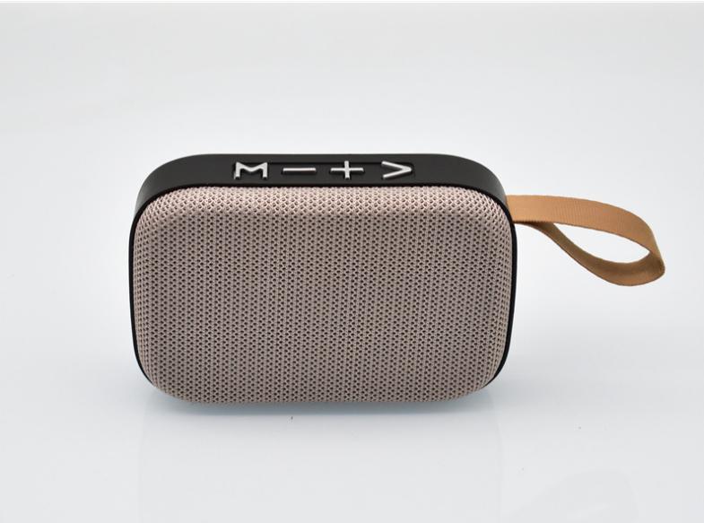 Bluetooth Card Speaker U Disk Car Noise Reduction Play Wireless Bass Outdoor Portable Mini New Fabric Gift