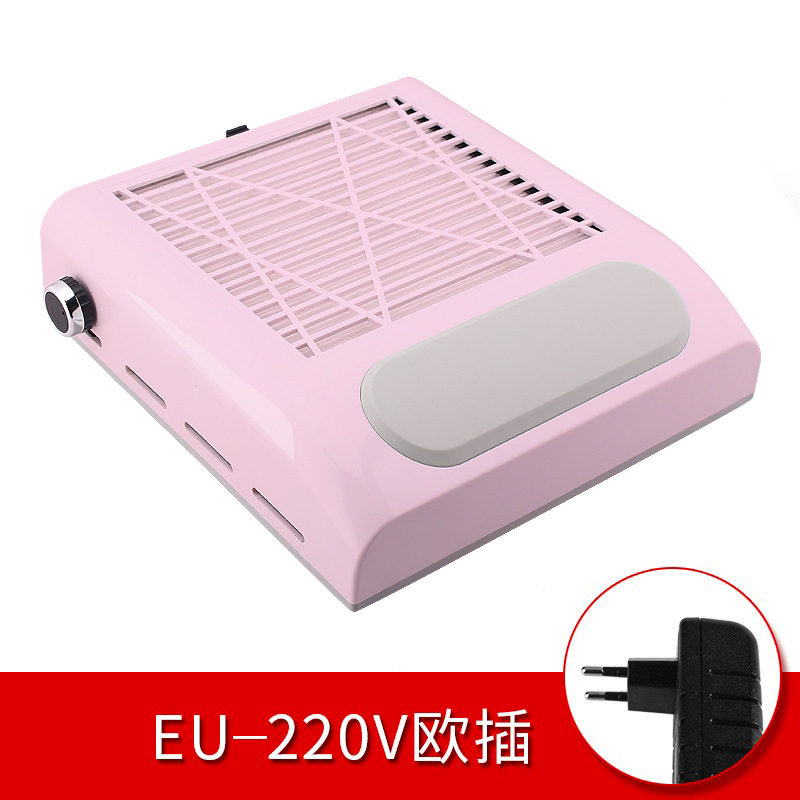 New Japanese nail dust collector adjustable speed 80W with filter pad desktop nail dust suction machine