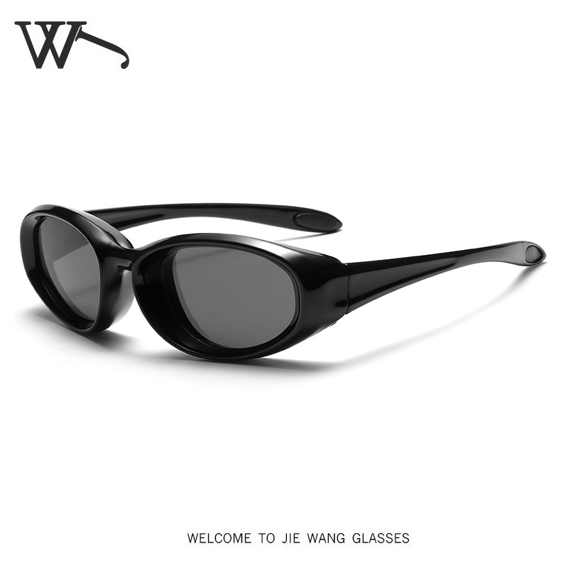 New Outdoor Hiking Cycling Sports Windproof Sunglasses Plain Face Sunglasses for Men and Women