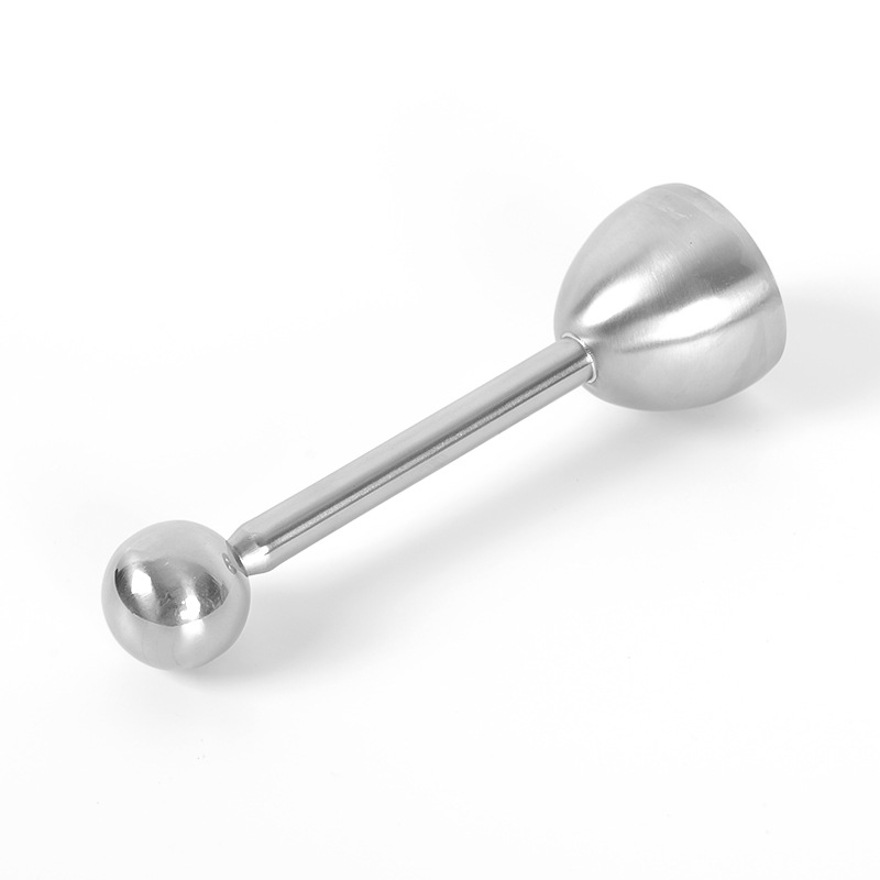 304 Stainless Steel Spring Egg Opener Egg Holder Set Elastic Egg Cracker Household Egg Opener