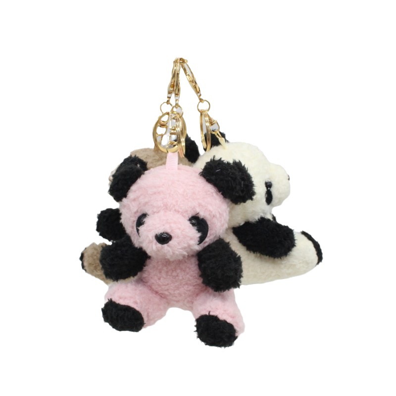 New Plush Toy Cartoon Cute Panda Keychain Bag Charm Advertising Promotional Gift Doll Toy