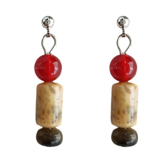 New Chinese style handmade earrings 2025 new earrings for women chain