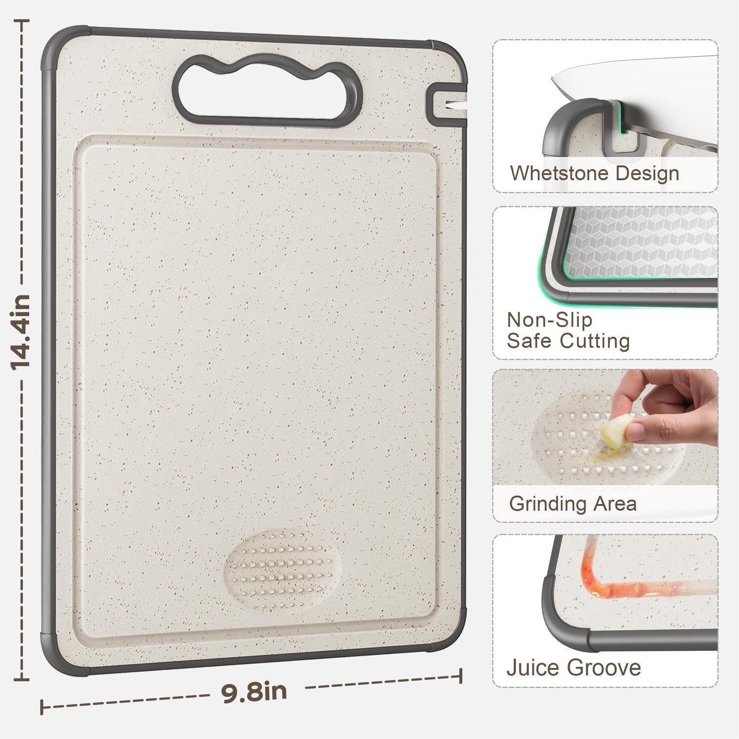 Stainless steel cutting board 304 food grade commercial kitchen chopping board easy to clean cutting board 304 stainless steel