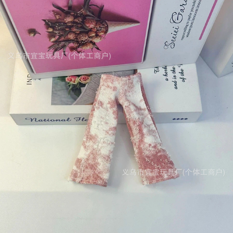 New Long Leg KT Glitter Shiny Heart Brushed High Street Hiphop Loose Wide Leg Jeans