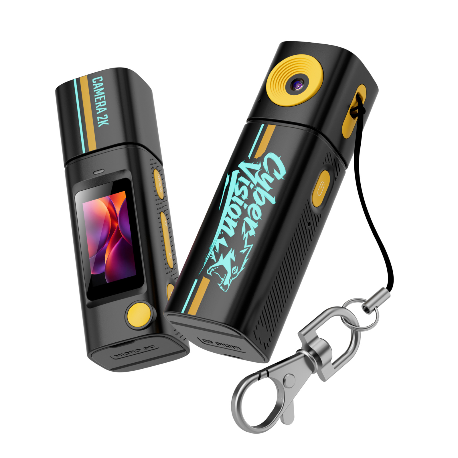 New Mini Camera Portable Thumb Camera Outdoor Shooting HD Pendant Camera Children Gift Toy
