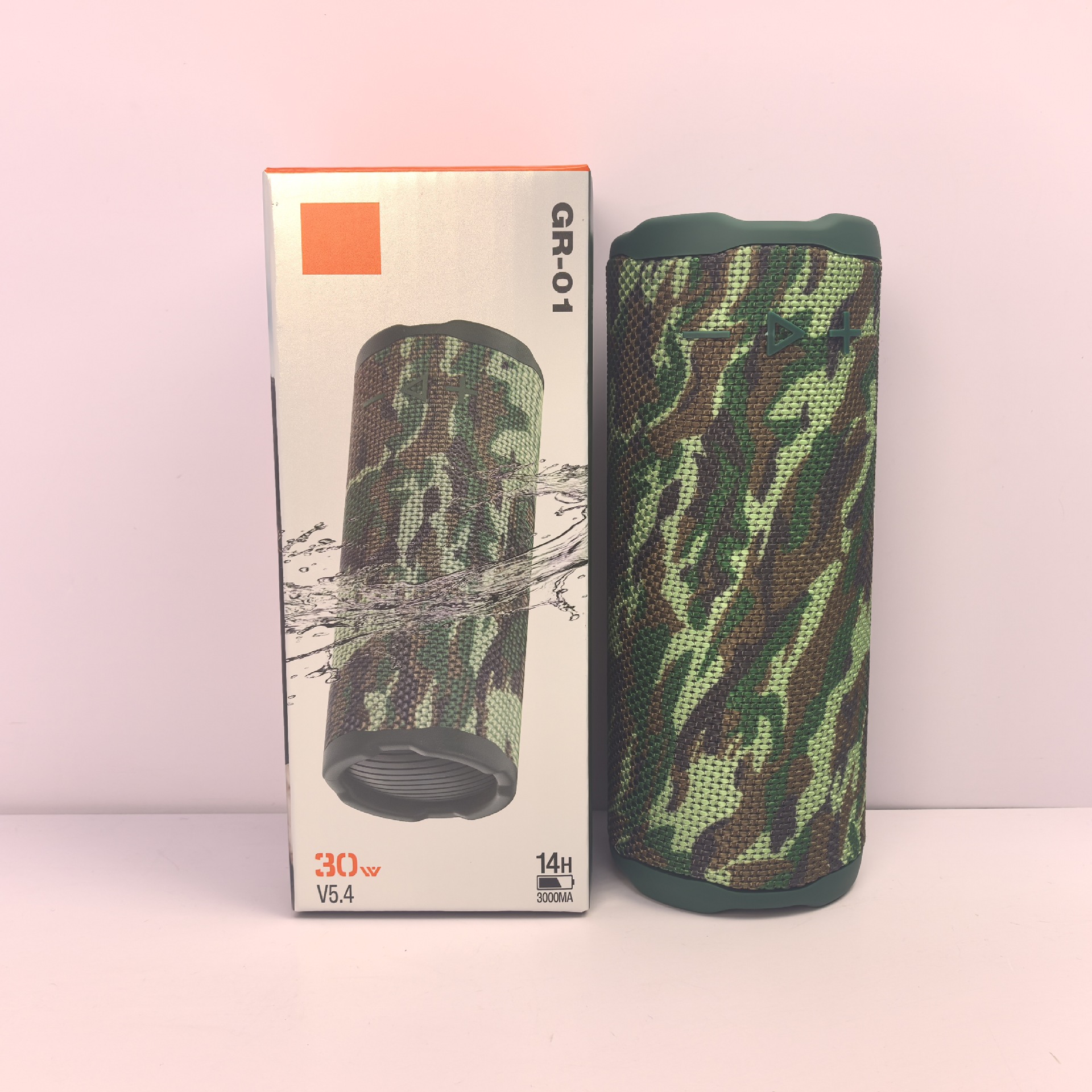 Grip Neon Can Outdoor Bluetooth Speaker Heavy Bass Portable Colorful Speaker Handheld Outdoor Sports Speaker