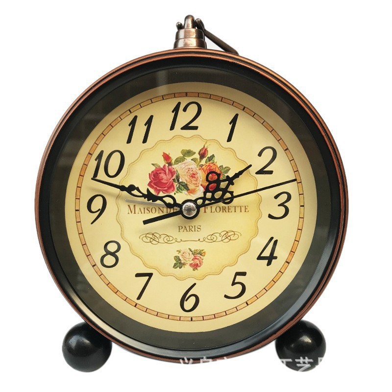 5.5-inch Metal Silent Alarm Clock Children Student Gift Clock
