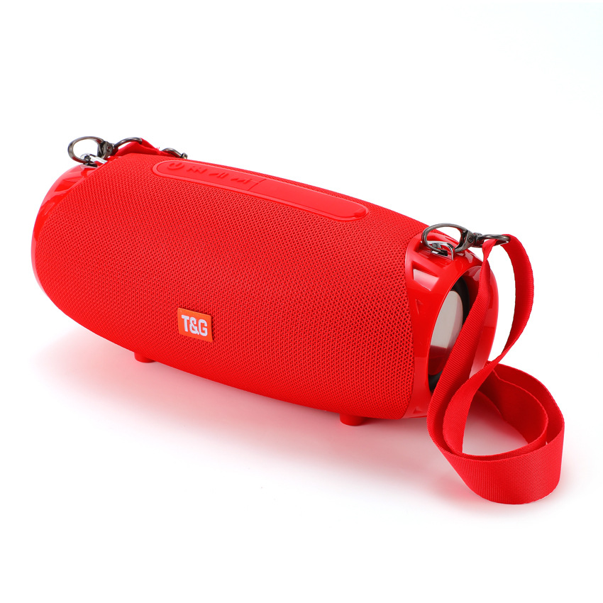Shoulder-Back Outdoor Fabric Small War Drum Dual Speaker Bluetooth Speaker Wireless High Volume Music Player TG534