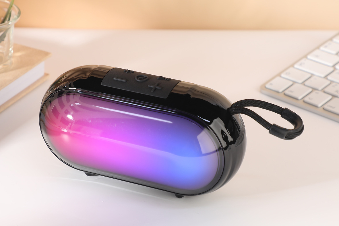 TG692 Pill-Shaped Color Light Large Battery Bluetooth Wireless Radio Speaker Rechargeable Portable Gift Speaker