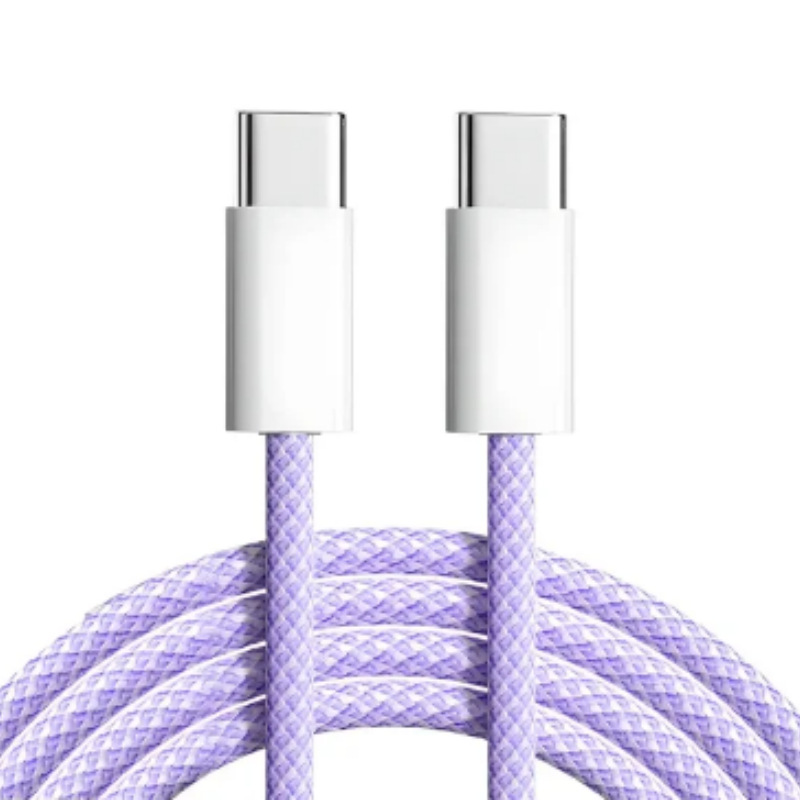 PD 60W Fast Charging Data Cable for Apple 15 Plus Braided Cable iPhone 15 Pro MAX 48 Braid Charging