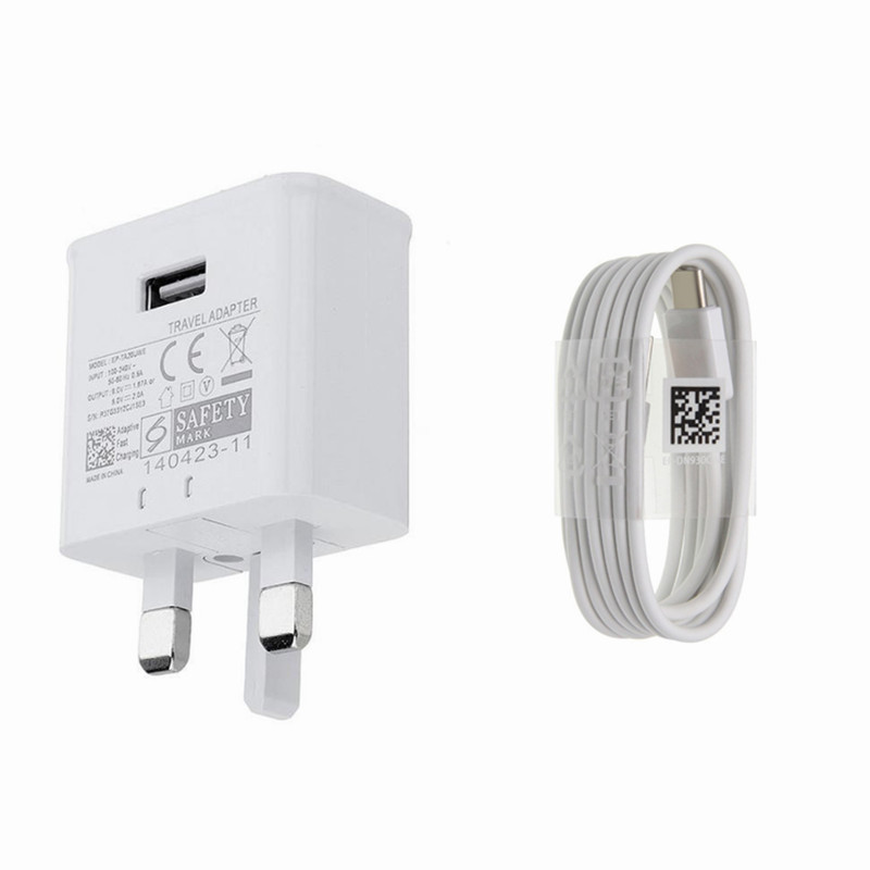 Three-pin UK standard 3.0 fast charger for Samsung S6/7/8/10 phone universal USB charger 2A