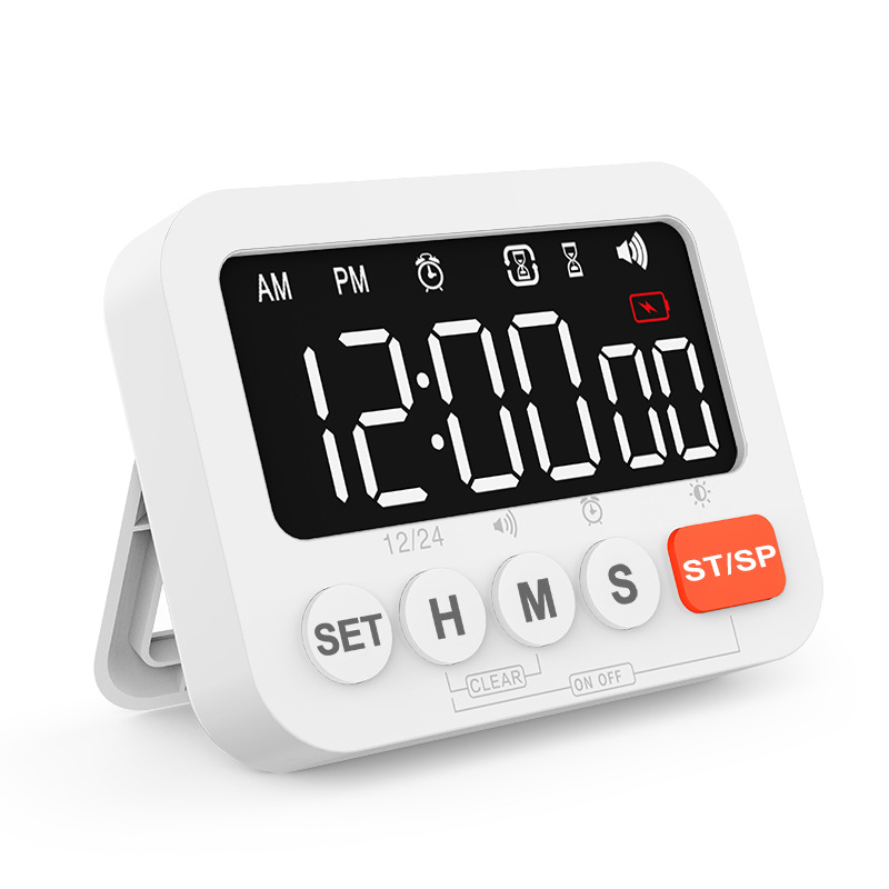 LED Digital Alarm Clock Timer Clock Kitchen Baking Countdown Timer Time Reminder