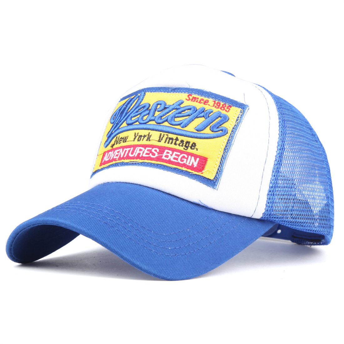 New patch mesh baseball cap for men and women