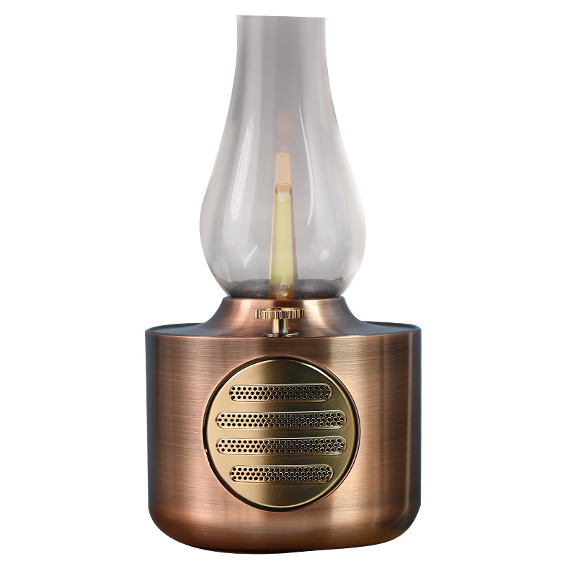 Private Mold Kerosene Lamp Speaker Camping Atmosphere Light Outdoor Camping Lighting Speaker