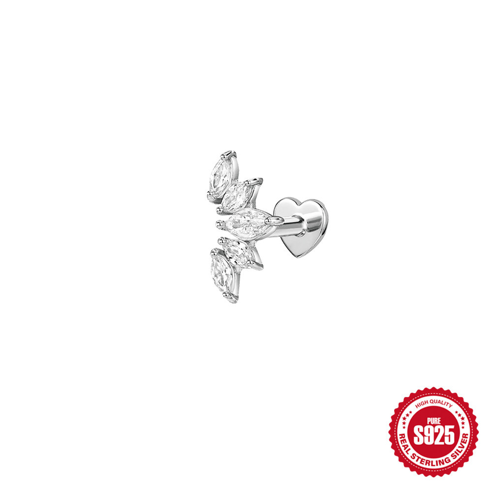 单只白金色#4（1.2*8MM）