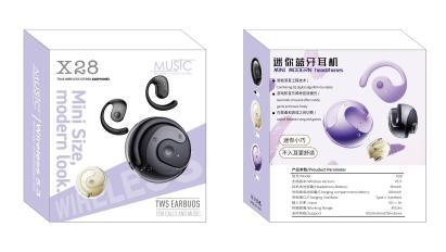 X series X73 camera X95 ear-hook OWS wireless TWS Bluetooth earphone clip-on type digital display ultra-long battery life