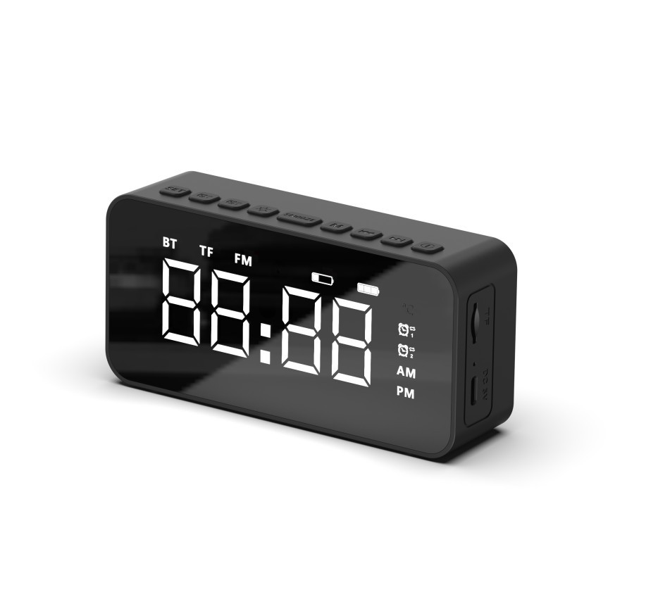 Private mold Bluetooth speaker P6 clock alarm clock audio desktop gift card smart voice speaker