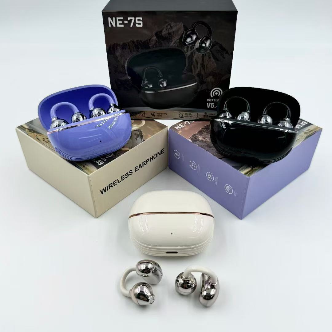 NE-7S Huaqiang North sports non-in-ear true wireless Bluetooth earphone new clip-on