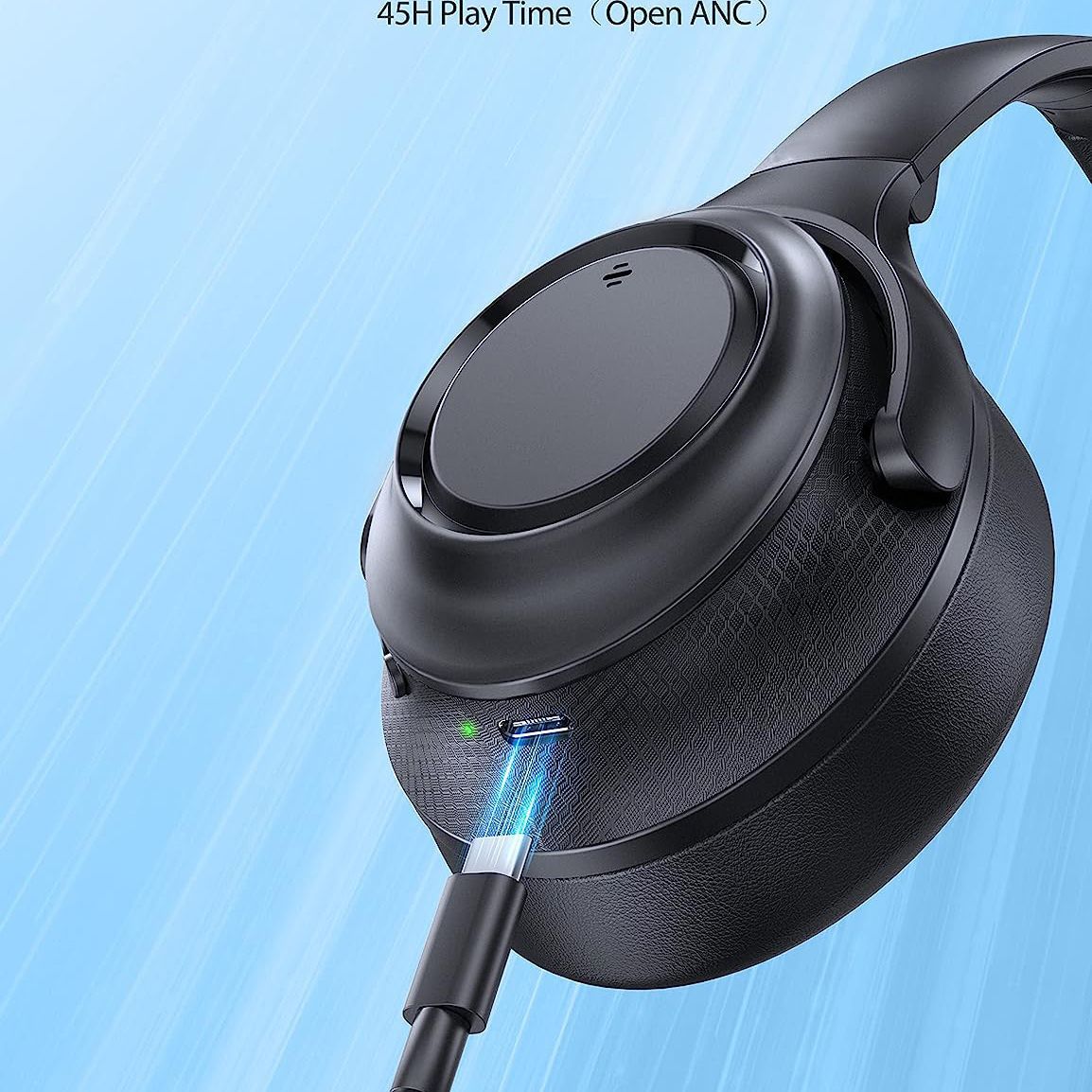 Over-ear earphones wireless Bluetooth active noise-cancelling earphones suitable for gift girlfriend student