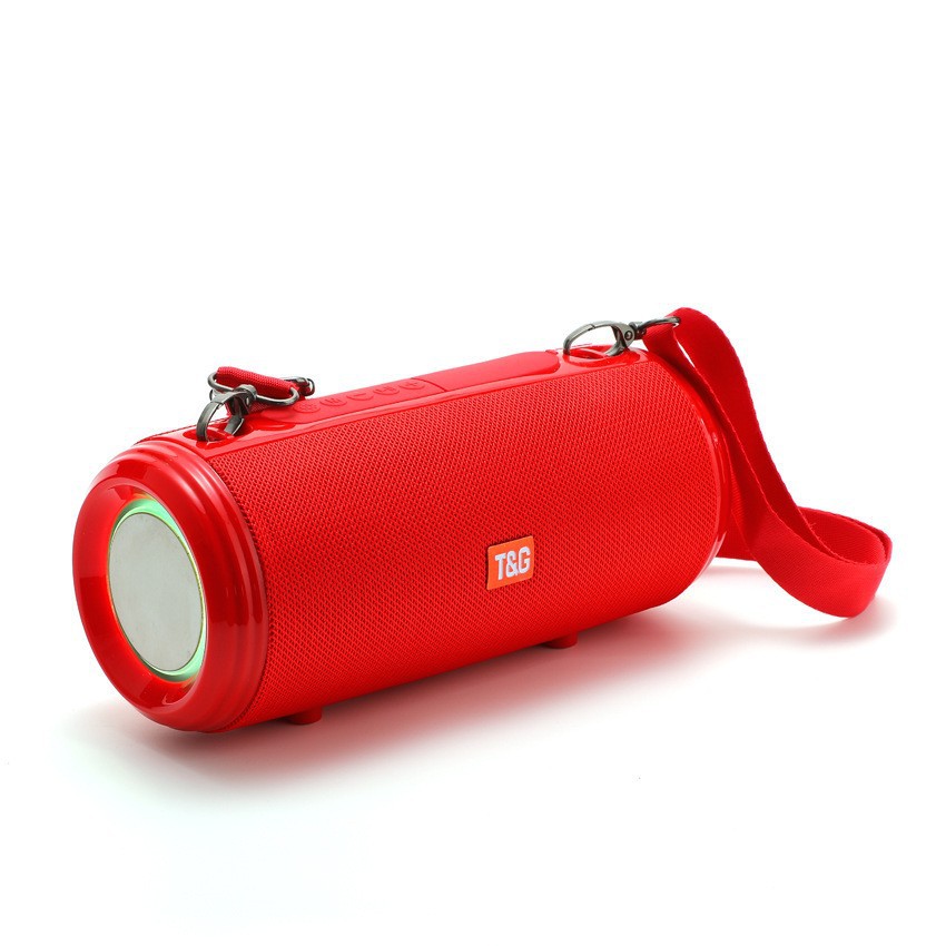 TG537 colorful light dual diaphragm outdoor waterproof low bass portable plug T card call Bluetooth speaker