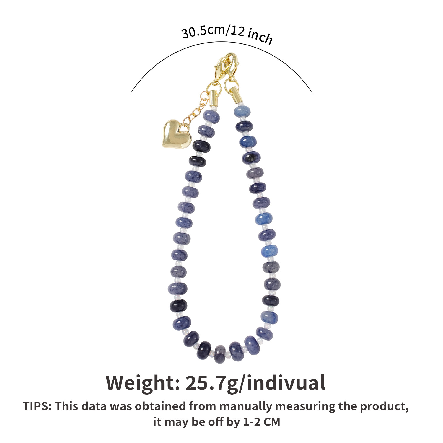New Natural Stone Phone Chain Original Street Style Anti-loss Phone Lanyard for Women