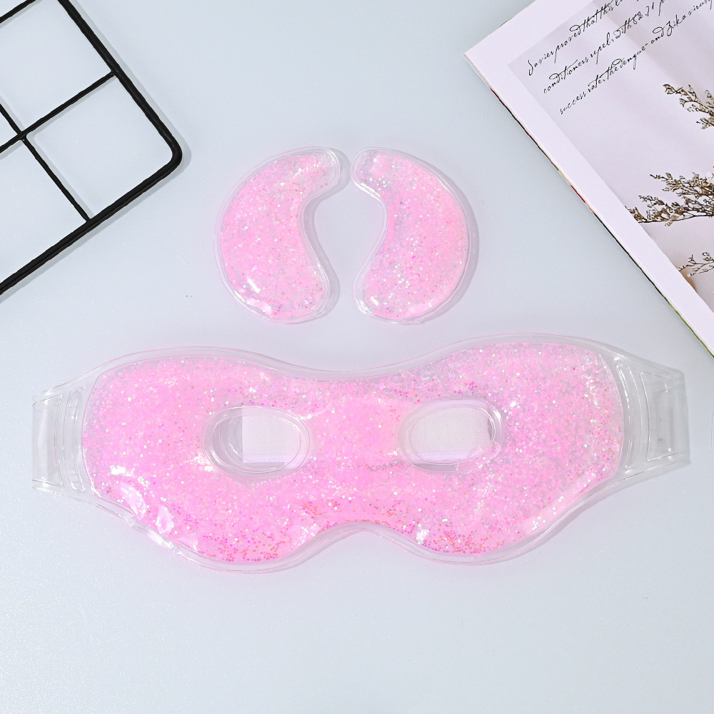 Popular beauty gel cold and hot compress dual-purpose eye mask, cooling ice eye mask, summer ice compress