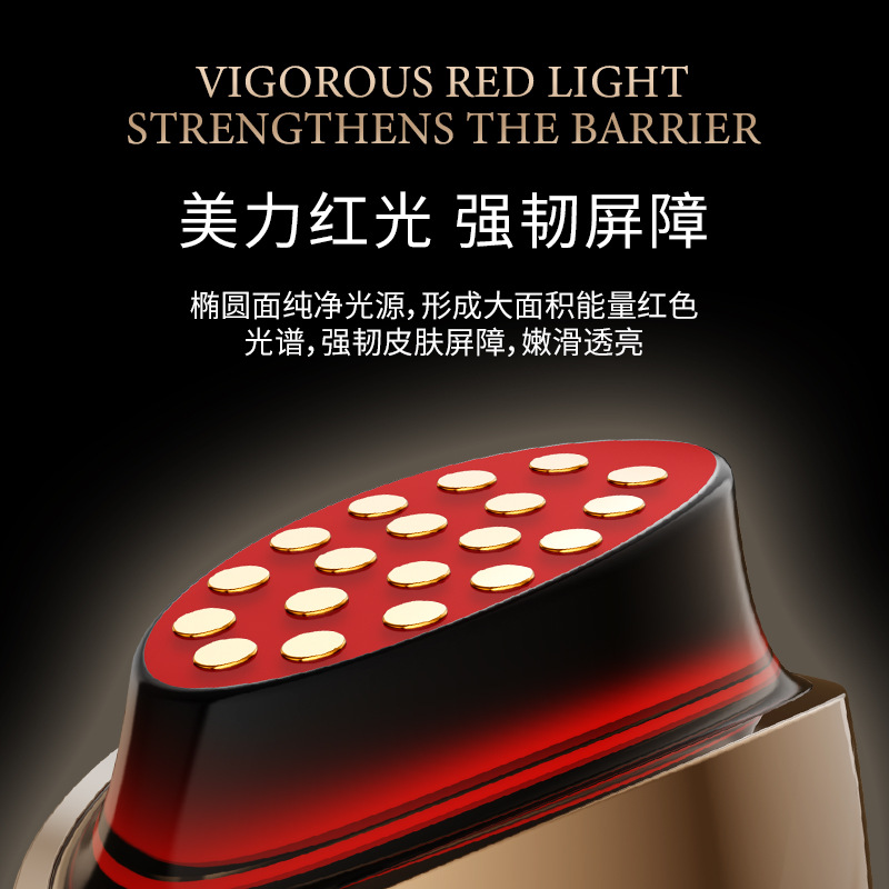 Microcurrent Collagen Gun Beauty Instrument Face Tightening Skin Firming RF Stamp Energy导入 Instrument Anti-aging Skin Care Electronics