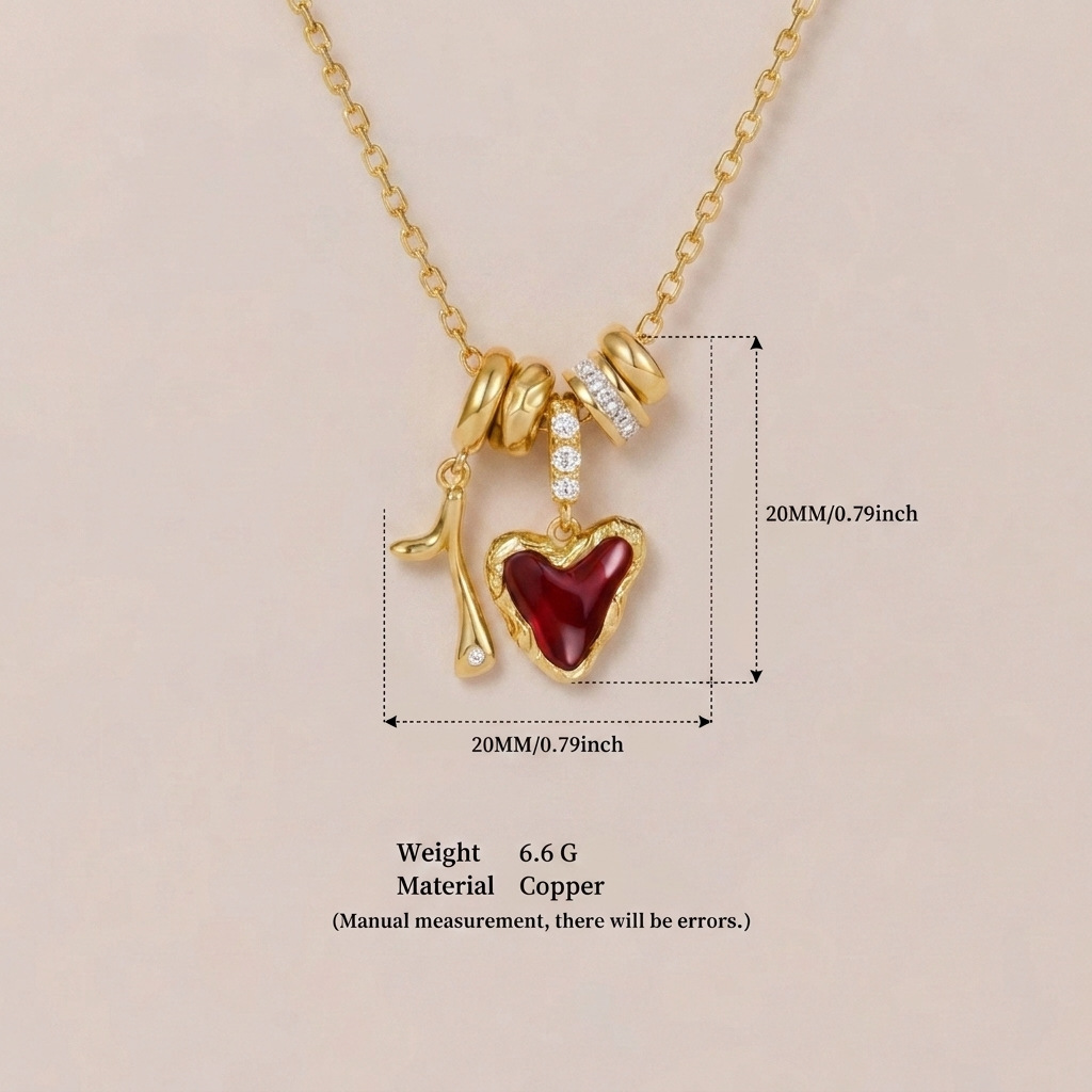 Independent station锁骨链 simple multi-pendant series elements stainless steel necklace copper