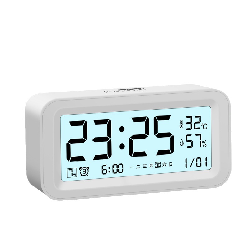 New Electronic Alarm Clock Student Dedicated Bedroom Smart Night Light Clock Children Boys Girls Multifunctional Snooze Alarm Clock