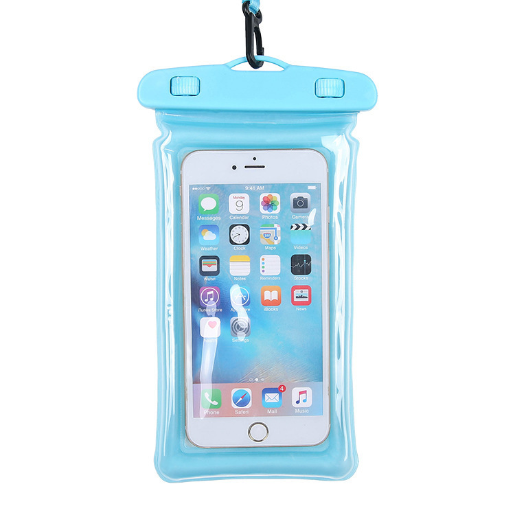 Summer mobile phone waterproof bag touch screen water park floating bag high transparency waterproof phone bag thickened