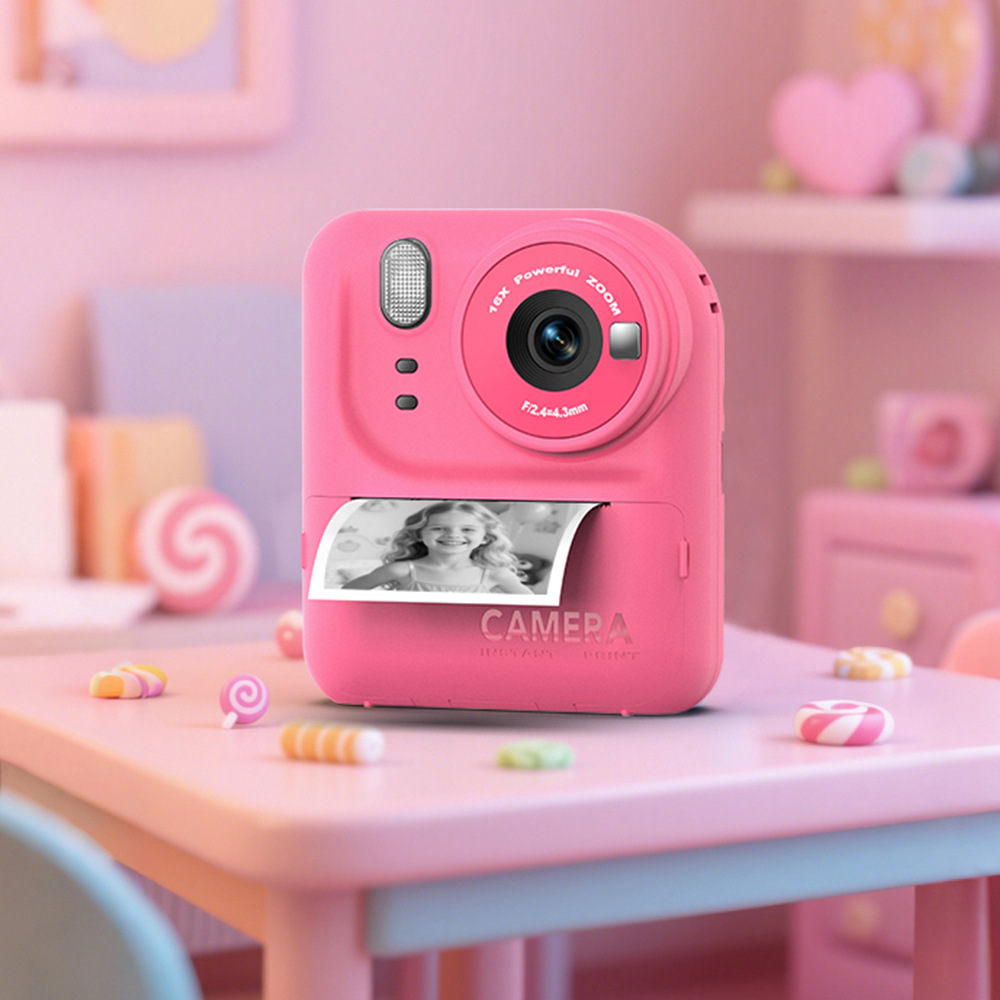 Zongxin P89 Children's Instant Camera Video Recording Printing High-Definition Shooting Fun Children's Toy Camera